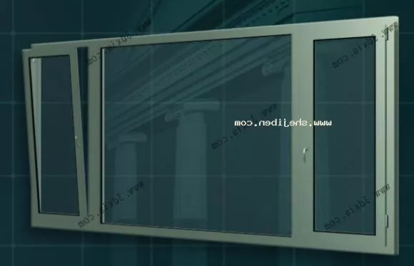 Modern Glass Window 3d model Modern Glass Window 3d model