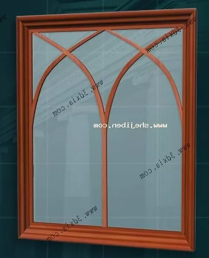 Rectangular Window For Home 3d model
