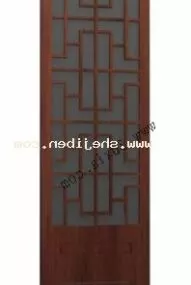 Wooden Window Frame V3 3d model