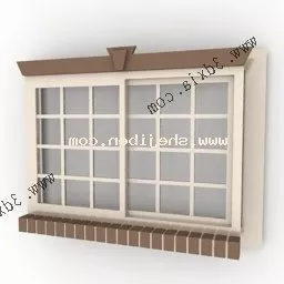 American Window 3d model