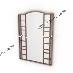 European Facade Window 3d model