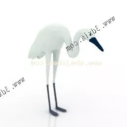 Stationary Crane Construction 3d model