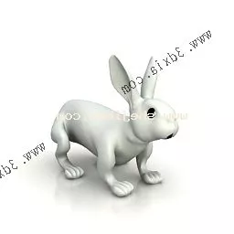 White Rabbit Animal 3d model