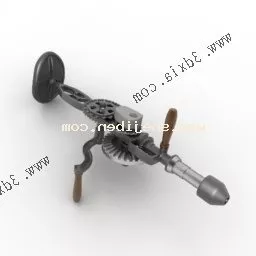 Vintage Drill Tool 3d model