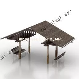 Roadside House 3d model