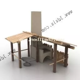 Country Building 3d model