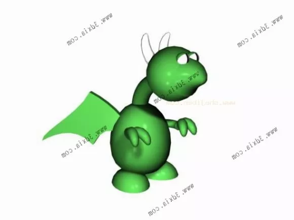 Earth Drake Dragon Creature 3d model
