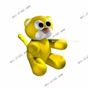 Tiger Cartoon Stuffed Toy 3d model