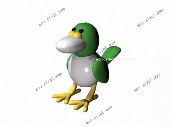 Toy Crane 3d model