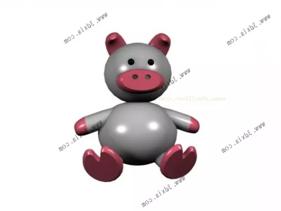 Cartoon Smurf Character 3d model