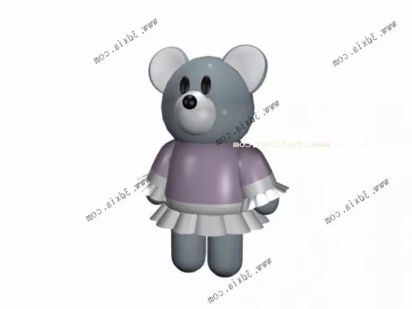 Angry Bird Chuck Character 3d model