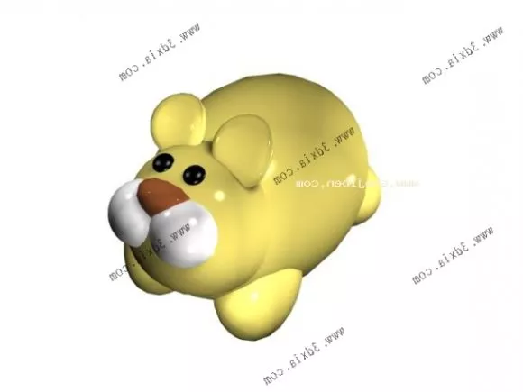 Cartoon Rat Character 3d model