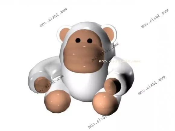 Stuffed Toy Bear 3d model