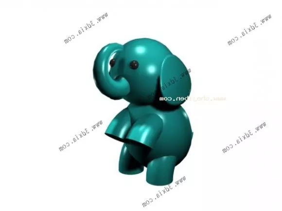 Elephant In The Forest 3d model