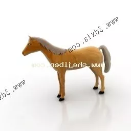 Lowpoly Wild Horse 3d model