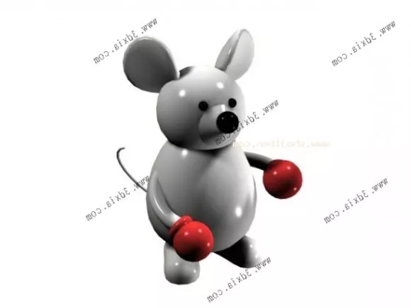 Red Poke Ball 3d model
