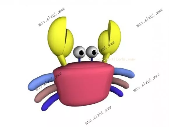 Realistic Sea Crab 3d model