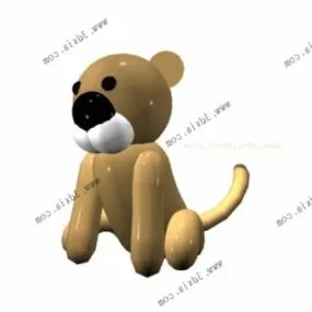 Cute Lion Cartoon Toy 3d model