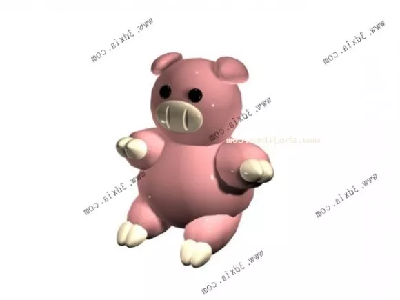 Dog Toy Train 3d model