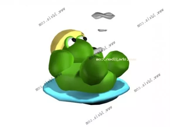 Angry Bird Stuffed Toy 3d model