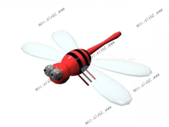 Low Poly Dragonfly 3d model