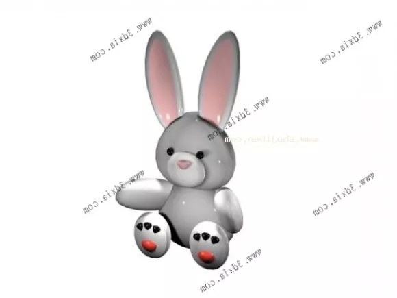 Cartoon Robot Toy Set 3d model