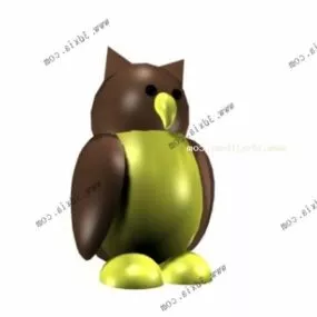 Cartoon Owl Children Toy 3d model