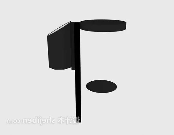 Aluminum Trash Bin 3d model