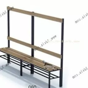Sport Stadium Bench 3d model