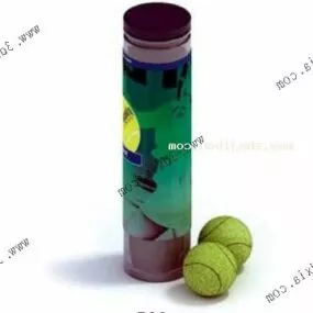 Tennis Ball Pack 3d model