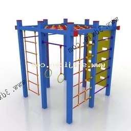 Playground For Kindergarten 3d model