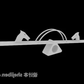 Seesaw Kindergarten Toy 3d model