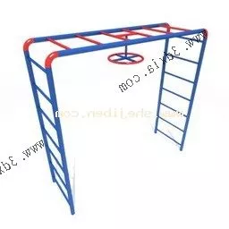 Kindergarten Hanging Sport Equipment 3d model
