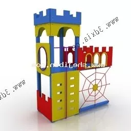 Kindergarten Castle Equipment 3d model