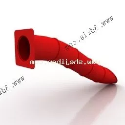 Park Children Playground With Slide 3d model