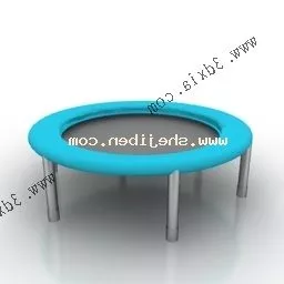 Kindergarten Trampoline Equipment 3d model