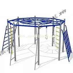 Kindergarten Sport Equipment 3d model