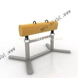 Flat Weight Bench, Sport Equipment 3d model