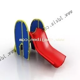Kindergarten Park Slide Playground Game 3d model