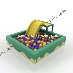 Kindergarten Ball Lake Game 3d model