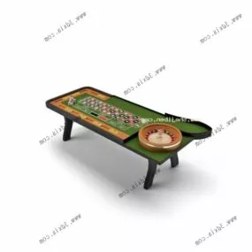 Arcade Game Pinball Table 3d model