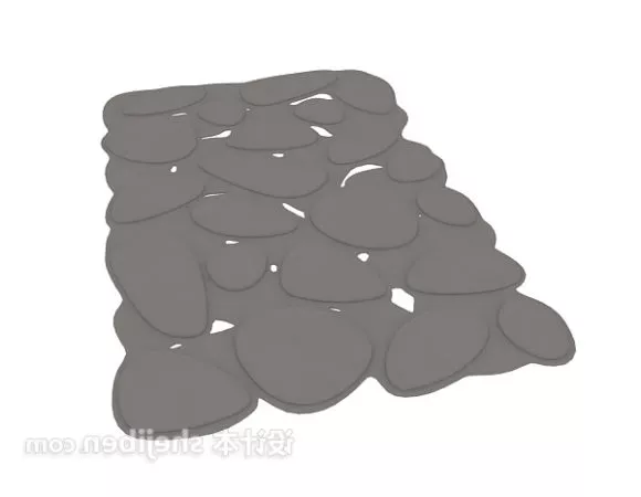 Pebble Carpet 3d model Pebble Carpet 3d model