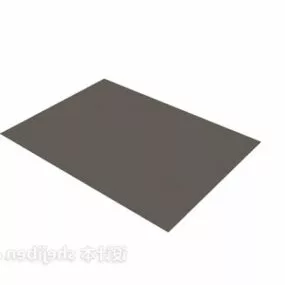 Rectangular Fur Carpet 3d model