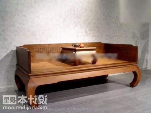 Chinese Wood Coffee Table Set 3d model Chinese Wood Coffee Table Set 3d model