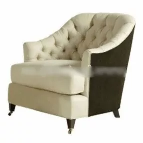 Elegant Classic Sofa 3d model