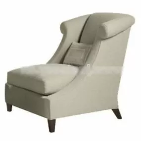Living Room High Back Sofa 3d model