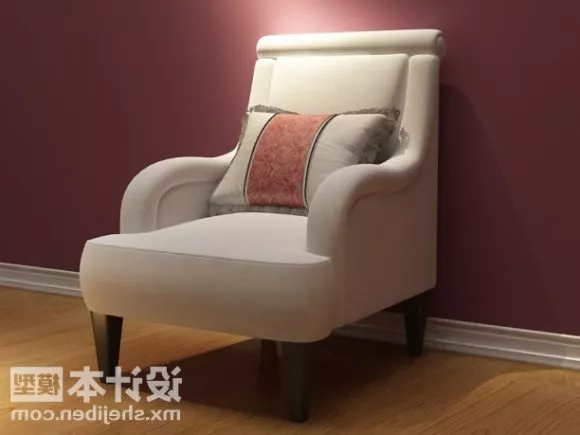 American Single Sofa 3d model American Single Sofa 3d model