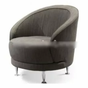 Round Tube Single Sofa 3d model