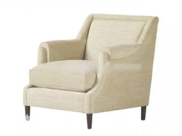Elegant Beige Single Sofa 3d model Elegant Beige Single Sofa 3d model