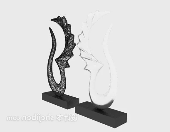 Tableware Small Wing Decoration 3d model Tableware Small Wing Decoration 3d model